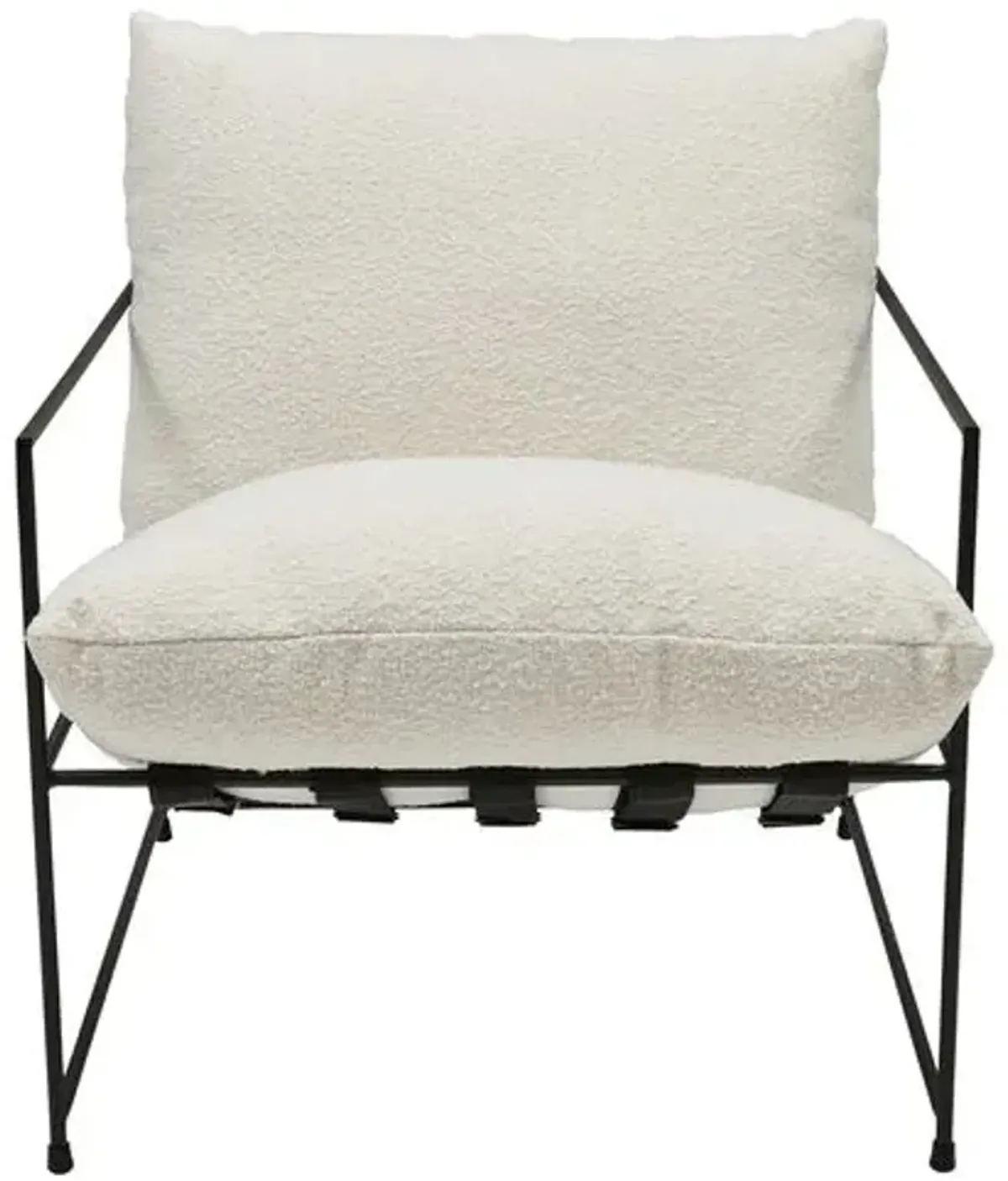 Holden Accent Chair - White, Comfortable, Durable, Cushioned