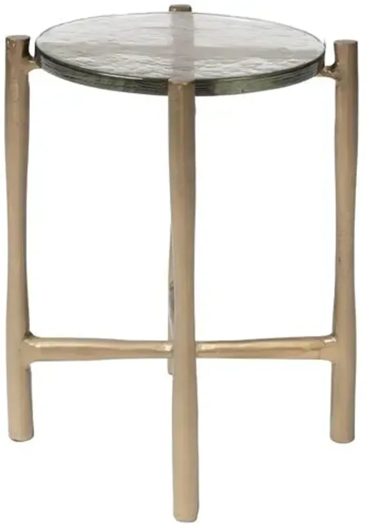 Hayley End Table - Gold