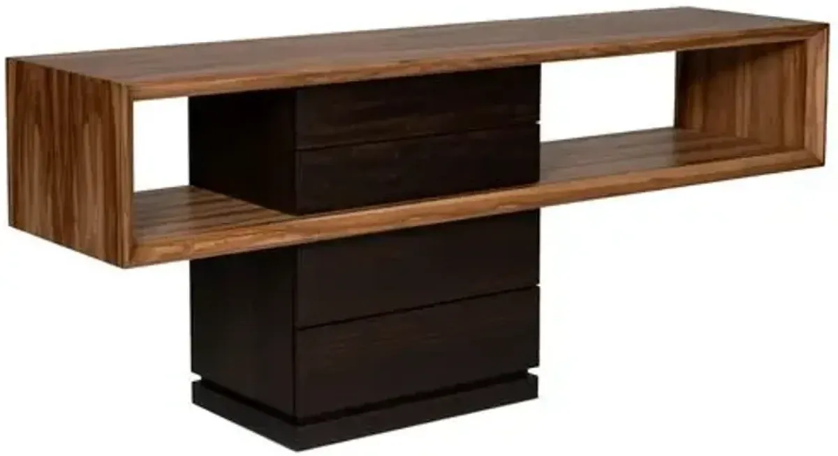 Mandie Console - Smoked Eucalyptus/Redgum - Handcrafted - Brown