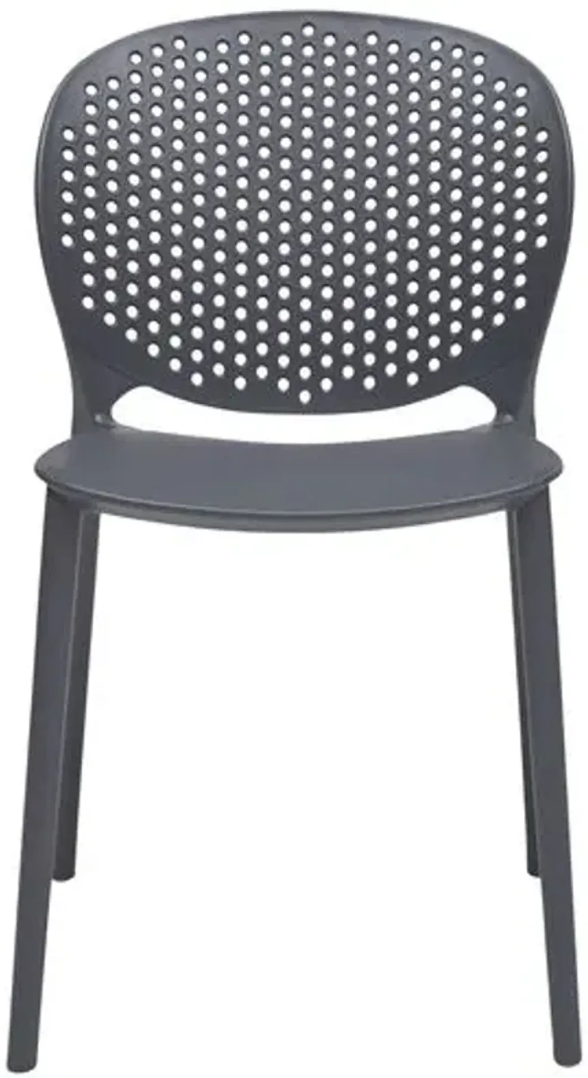 Set of 4 Etta Outdoor Side Chairs - Gray