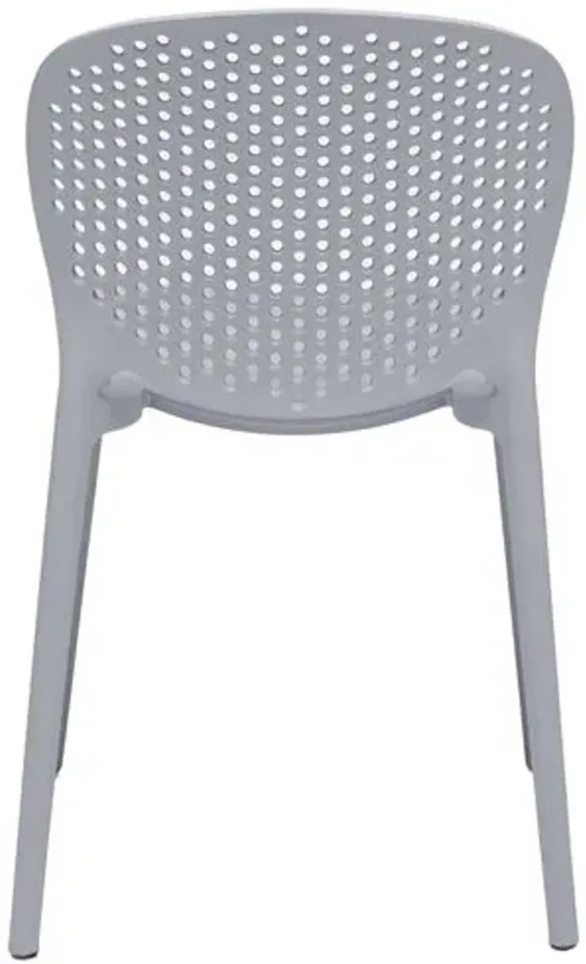 Set of 4 Etta Outdoor Side Chairs - Gray