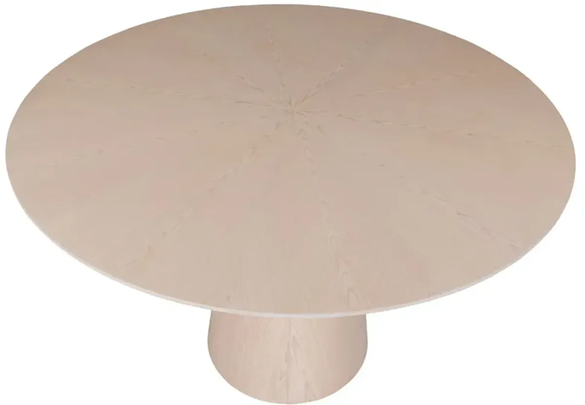Monica 47" Round Wood Dining Table