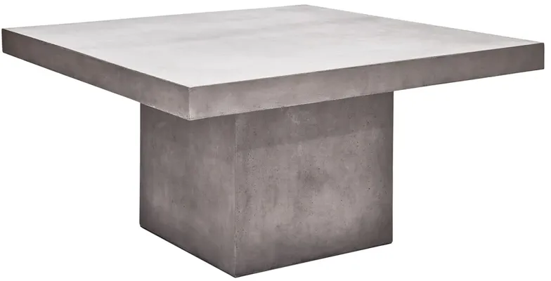 Elwood Indoor/Outdoor Square Concrete Dining Table