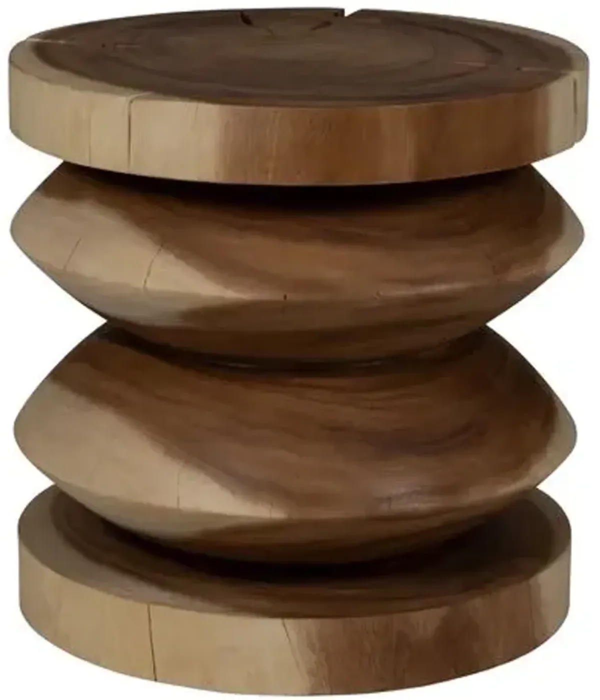 Ashlee Accent Stool - Natural - Brown
