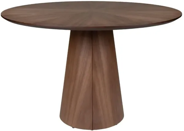 Monica 47" Round Wood Dining Table