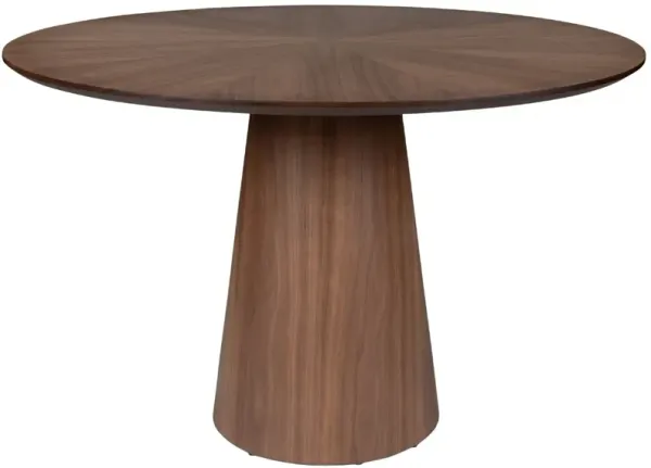 Monica 47" Round Wood Dining Table
