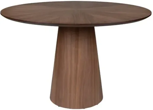 Monica 47" Round Wood Dining Table