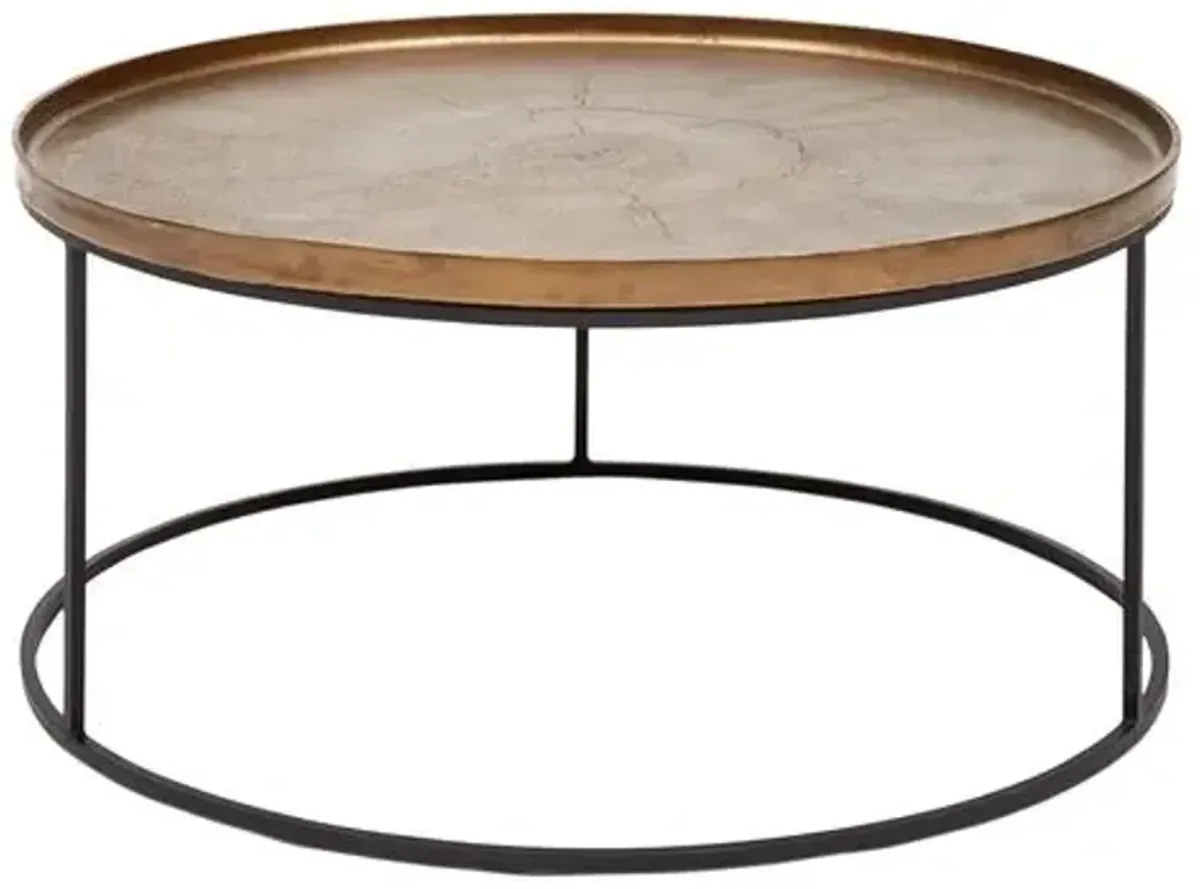 Kayley Round Coffee Table - Black