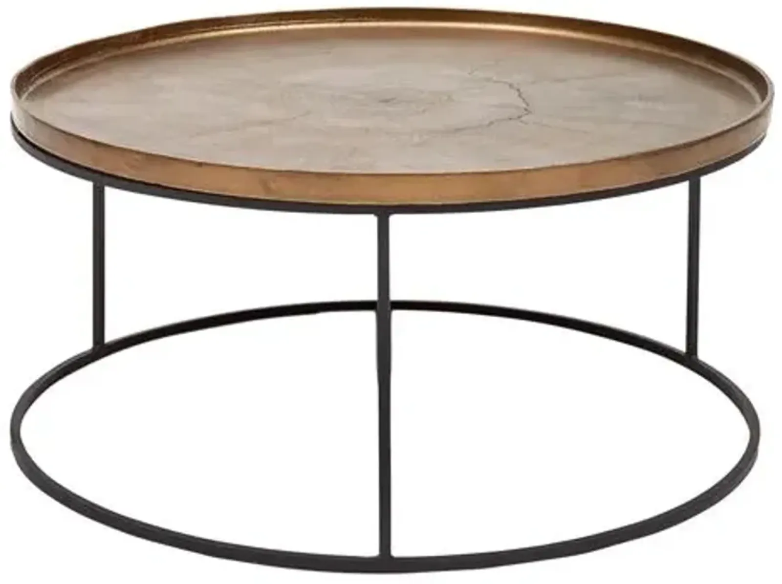 Kayley Round Coffee Table - Black