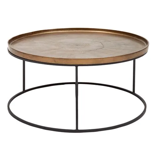 Kayley Round Coffee Table - Black