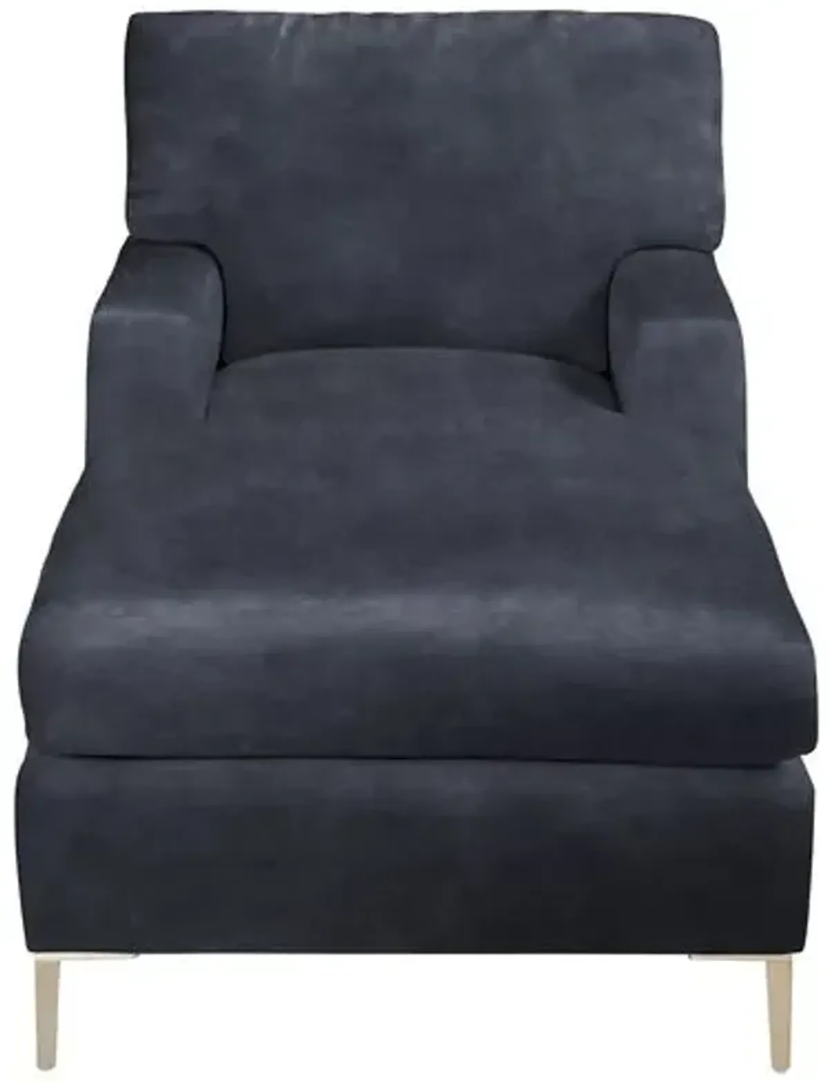 Hinton Chaise - Crypton Velvet - Handcrafted - Blue - Comfortable, Sturdy, Stylish, Eco-Friendly, Eco-Friendly