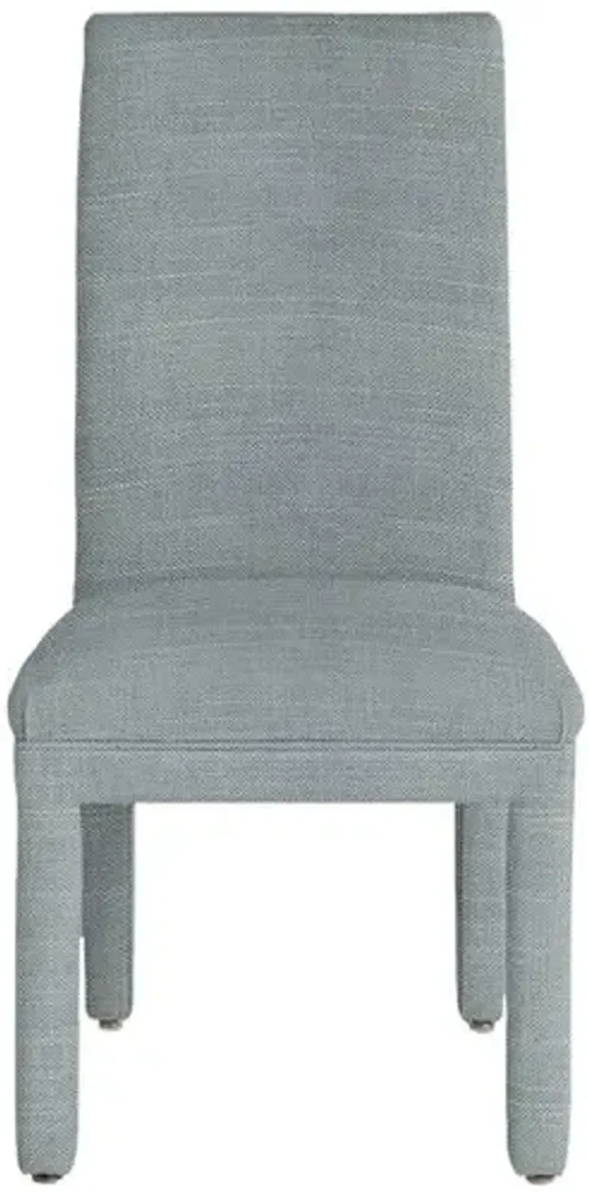 Monroe Side Chair - Crypton Linen - Handcrafted - Blue