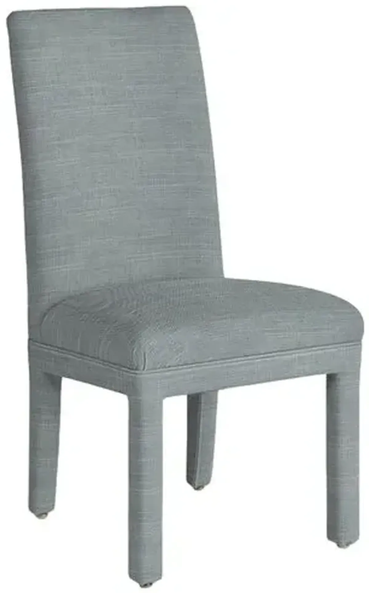 Monroe Side Chair - Crypton Linen - Handcrafted - Blue