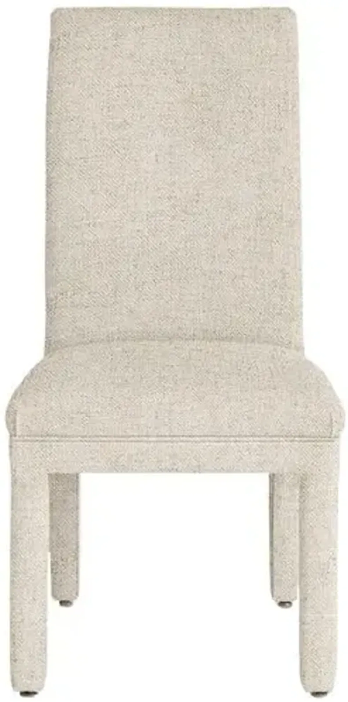 Monroe Side Chair - Crypton Linen - Handcrafted - Ivory