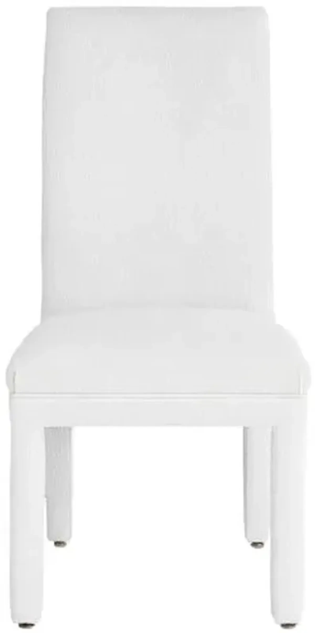 Monroe Side Chair - Crypton Linen - Handcrafted - White