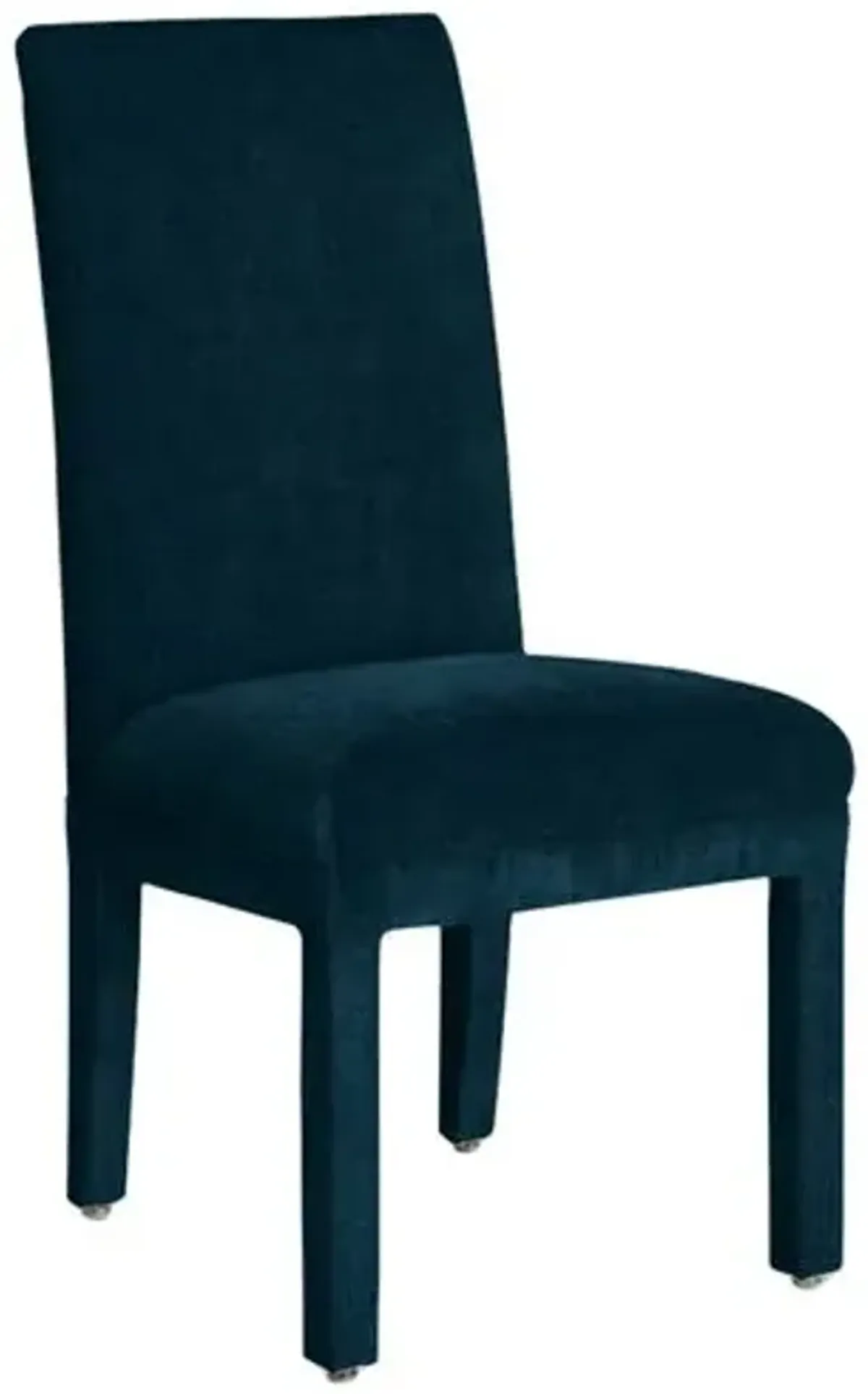 Monroe Side Chair - Crypton Velvet - Handcrafted - Blue