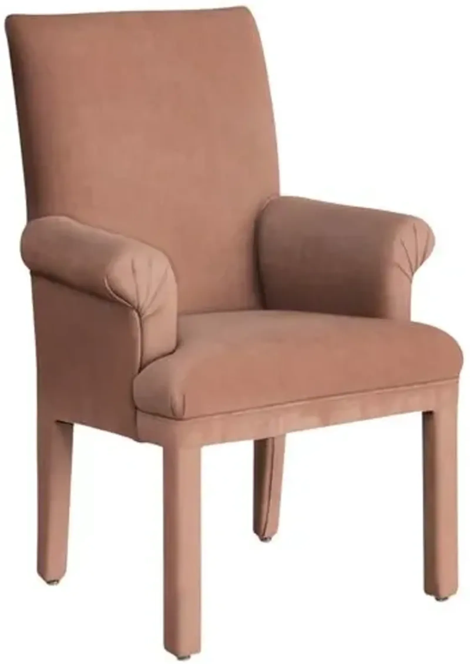 Monroe Armchair - Crypton Velvet - Handcrafted - Pink