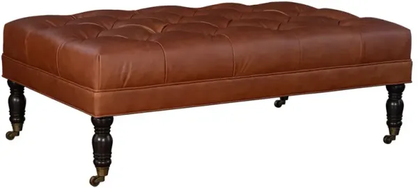 Anna Tufted Cocktail Ottoman, Crypton Leather