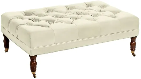 Anna Cocktail Ottoman, Crypton Linen