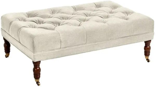 Anna Cocktail Ottoman, Crypton Linen