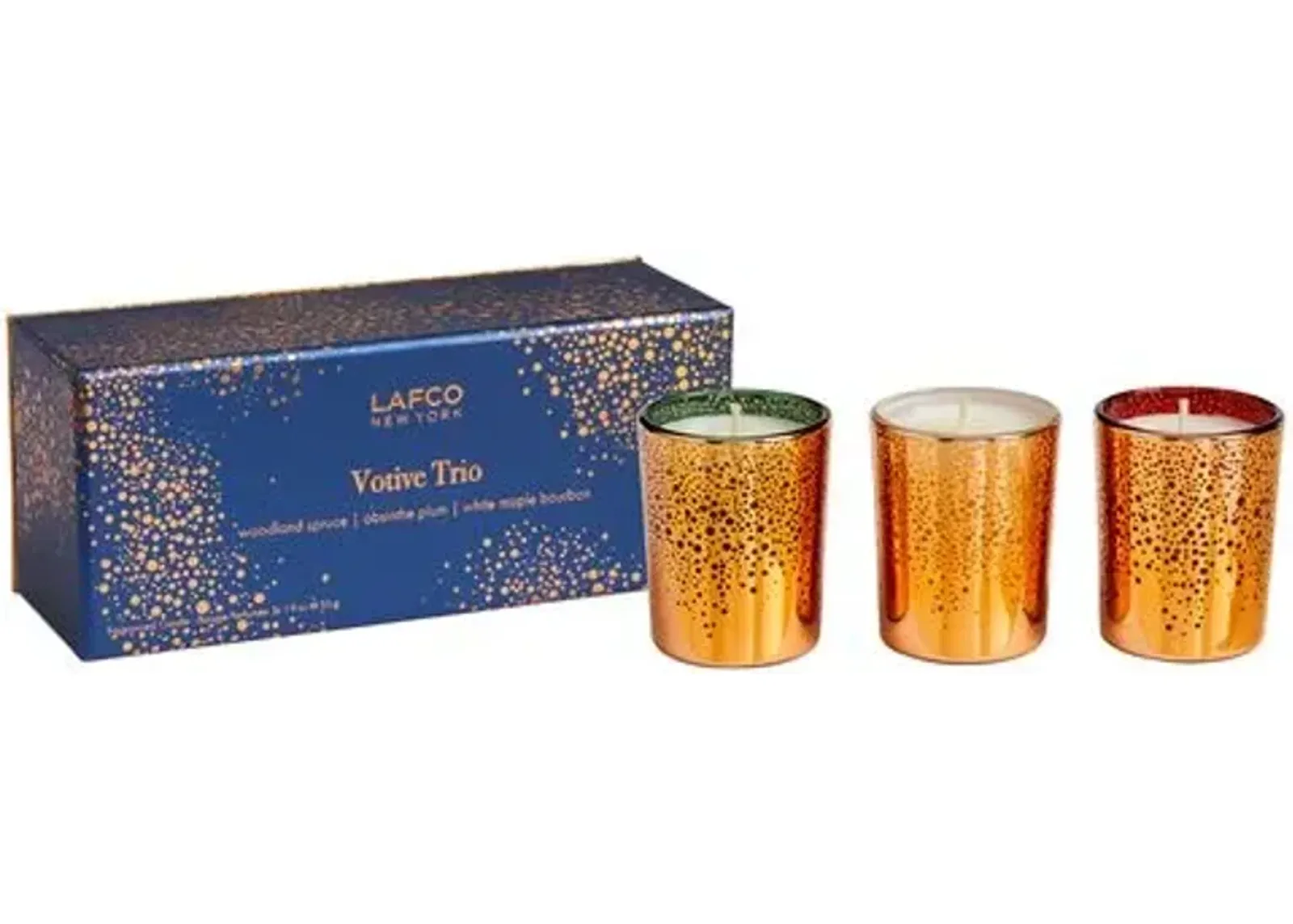 Votive Trio Limited Edition Set - LAFCO New York - Gold