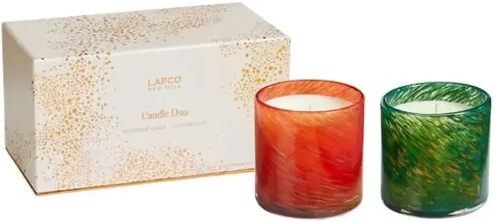 Woodland Spruce & Absinthe Plum 6.5oz Candle Duo - LAFCO New York - Multi