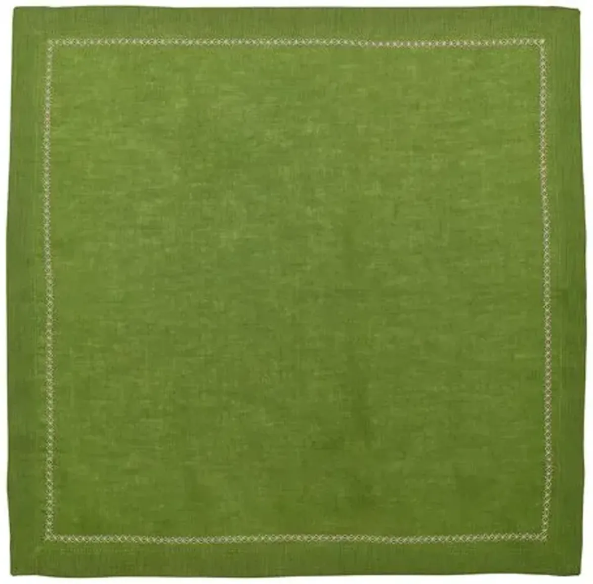 Set of 4 Classic Napkins - Kim Seybert - Green