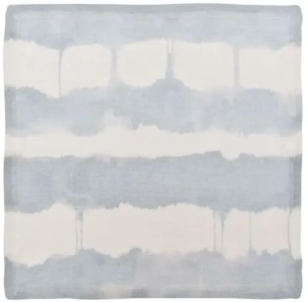 Set of 4 Watercolor Stripe Napkins - Kim Seybert - Blue