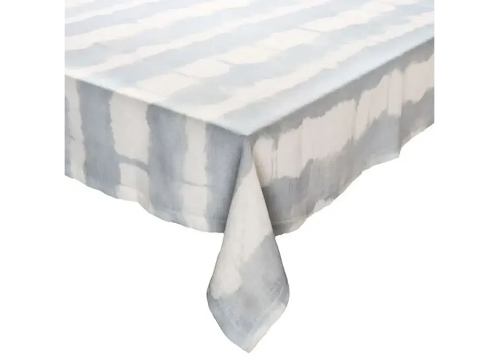 Watercolor Stripe Tablecloth - Kim Seybert - Blue