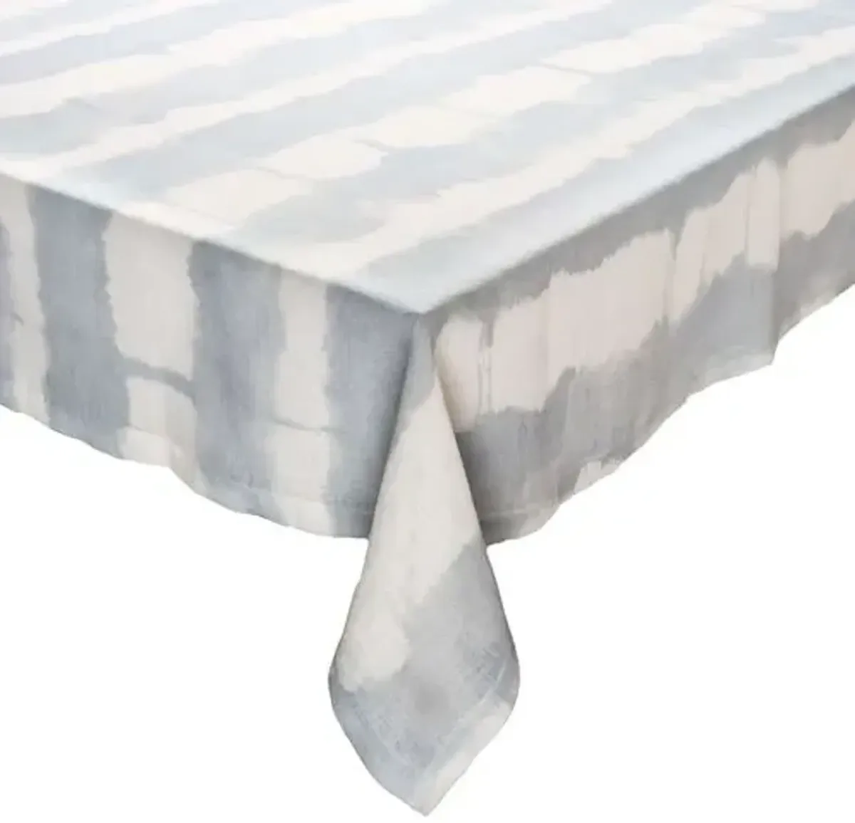 Watercolor Stripe Tablecloth - Kim Seybert - Blue