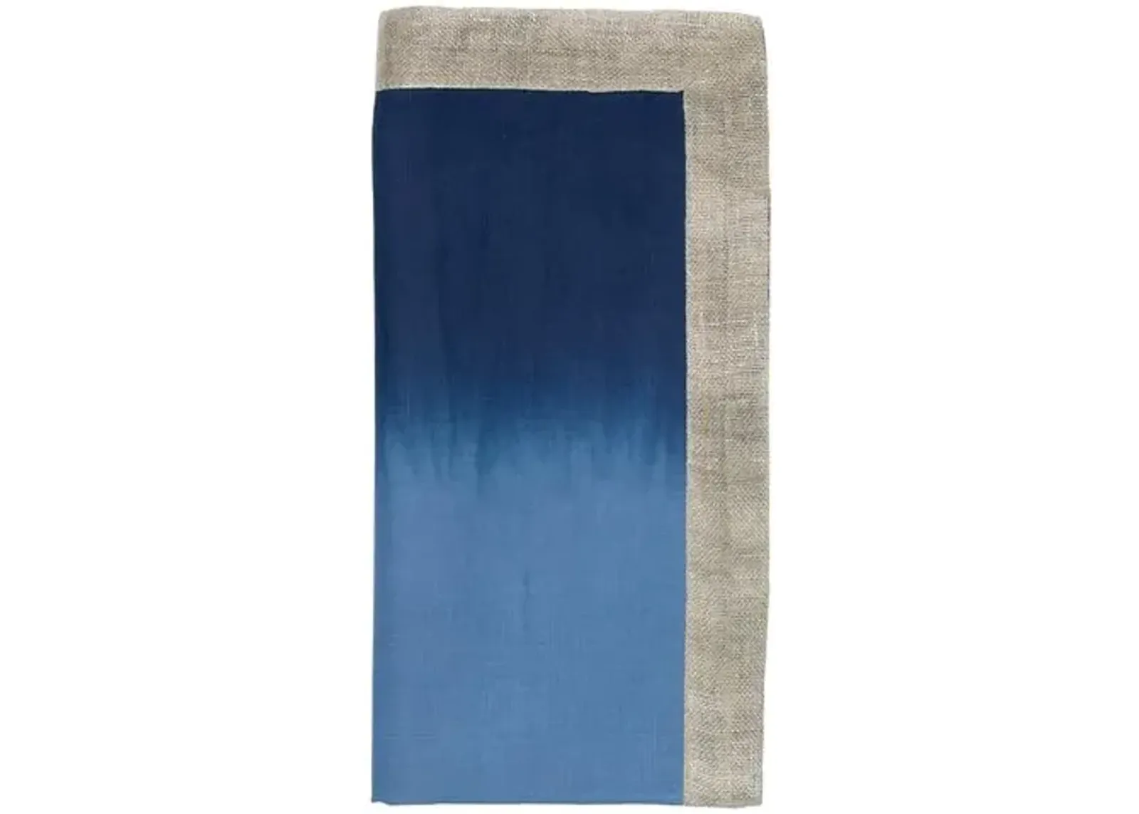 Set of 4 Dip Dye Napkins - Kim Seybert - Blue