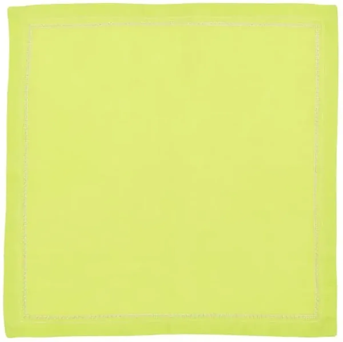 Set of 4 Classic Napkins - Kim Seybert - Yellow