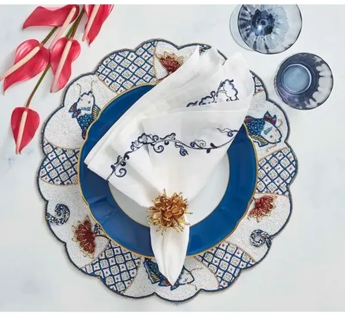 Set of 2 Orient Placemats - Kim Seybert - Multi