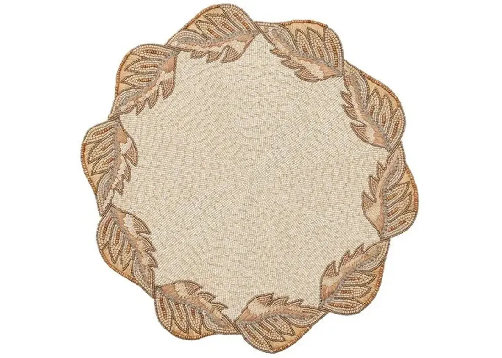 Set of 2 Winding Vines Placemats - Kim Seybert - Ivory