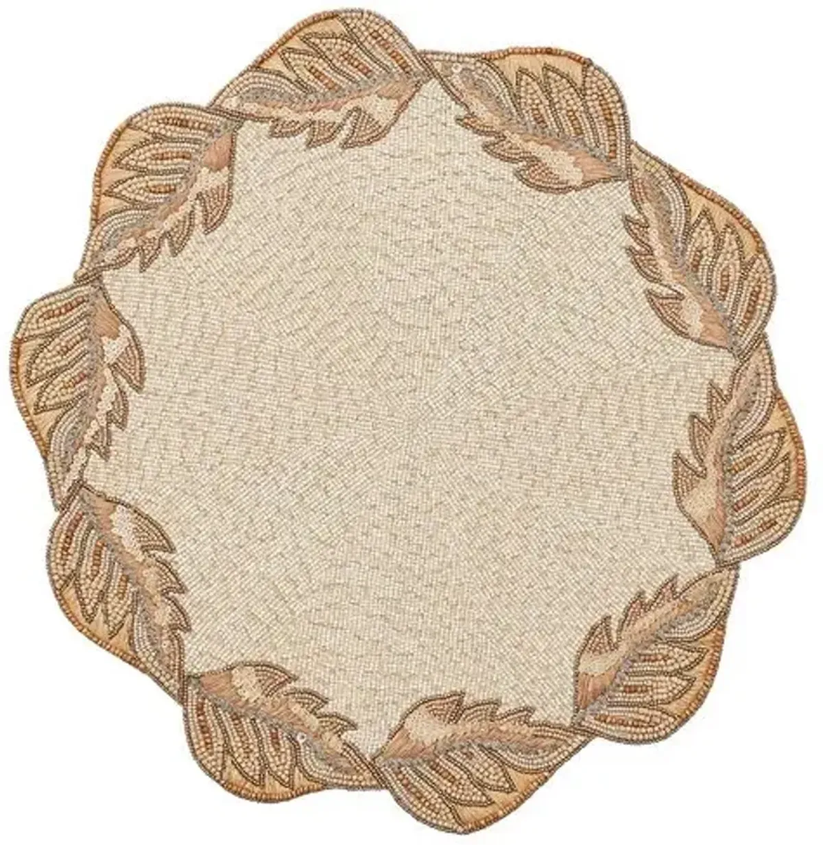 Set of 2 Winding Vines Placemats - Kim Seybert - Ivory