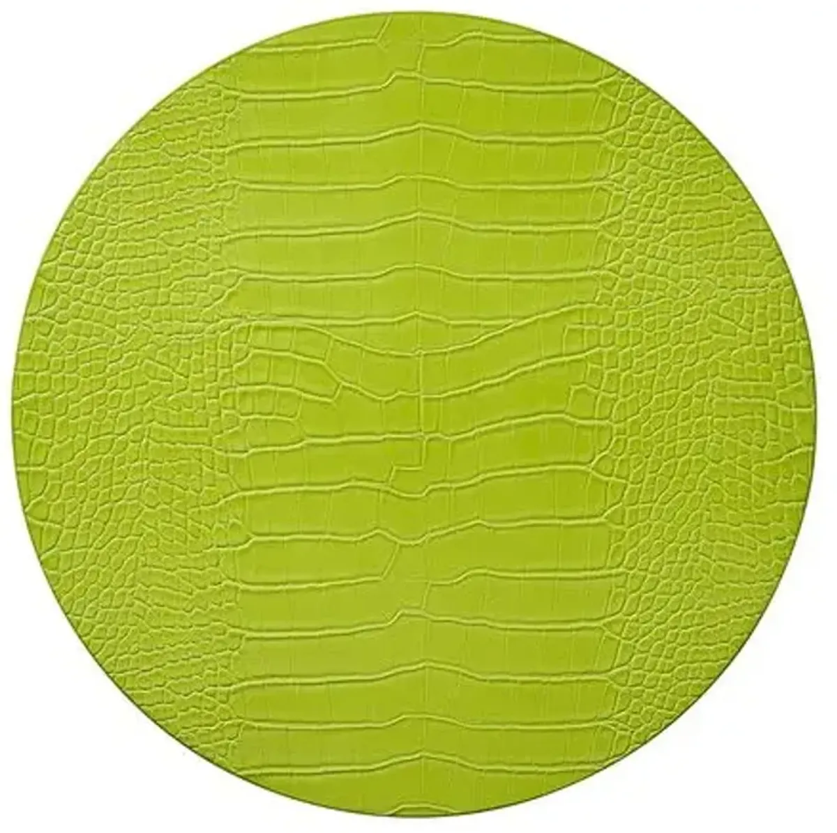 Set of 4 Croco Placemats - Kim Seybert - Yellow