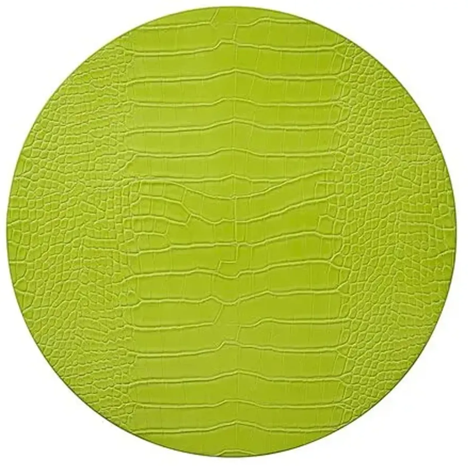 Set of 4 Croco Placemats - Kim Seybert - Yellow