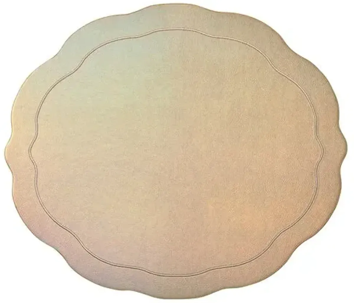 Set of 4 Tailored Placemats - Kim Seybert - Gold