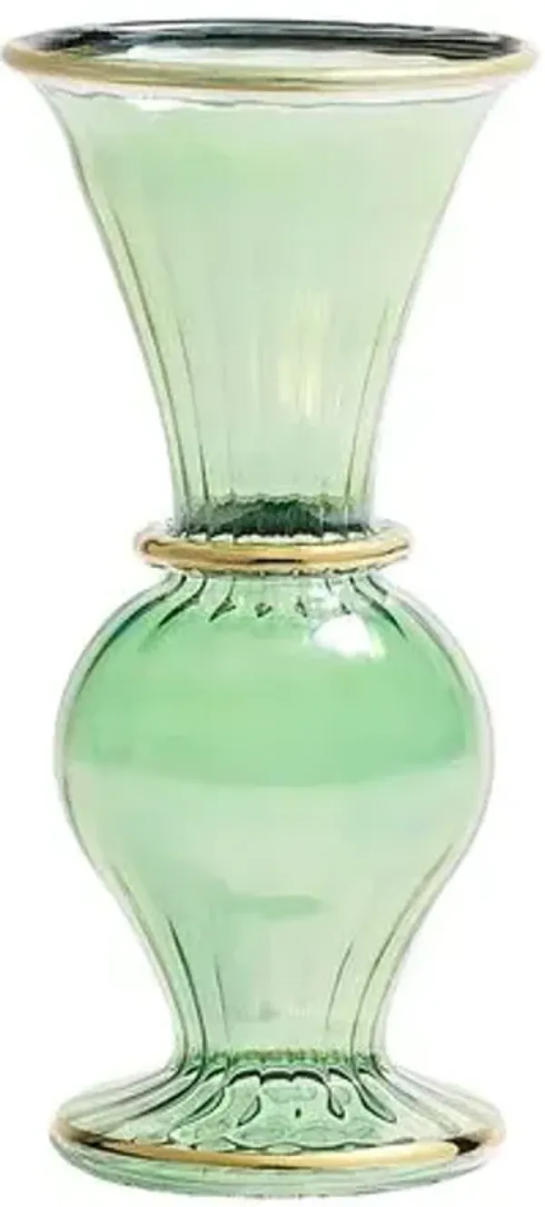 Trumpet Bud Vase - Kim Seybert - Green