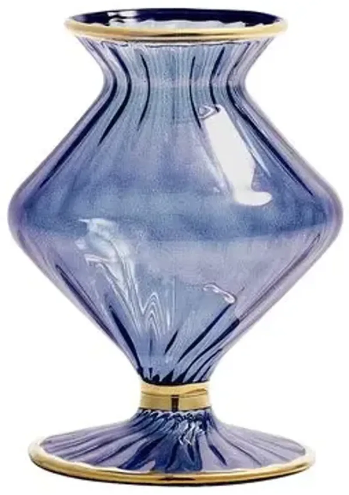 Scallop Bud Vase - Kim Seybert - Blue