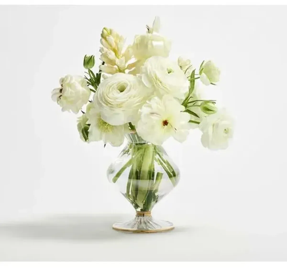 Scallop Bud Vase - Kim Seybert - Clear