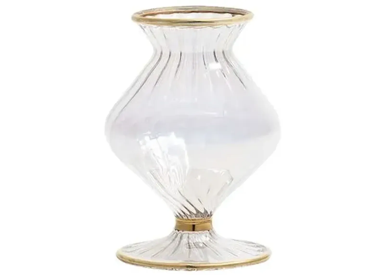 Scallop Bud Vase - Kim Seybert - Clear