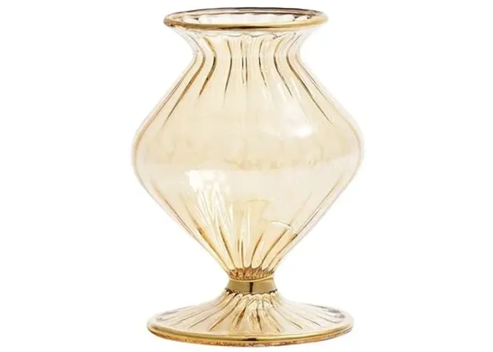 Scallop Bud Vase - Kim Seybert - Gold