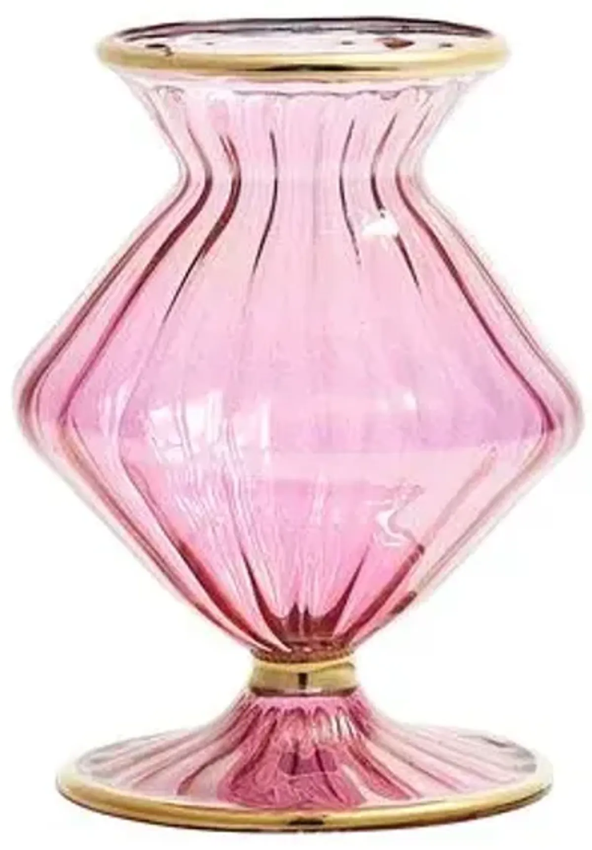 Scallop Bud Vase - Kim Seybert - Pink