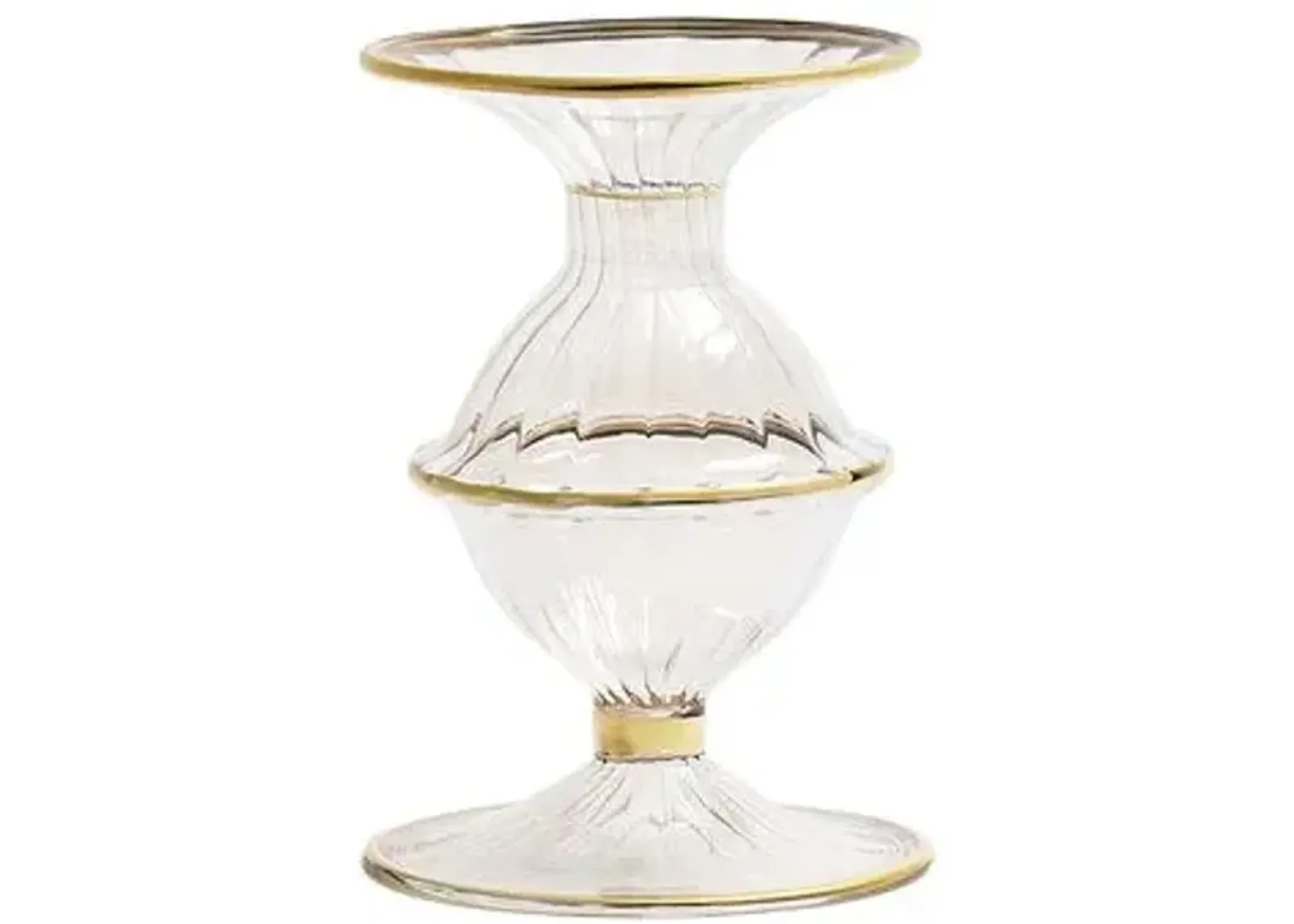 Blossom Candle Holder - Kim Seybert - Clear