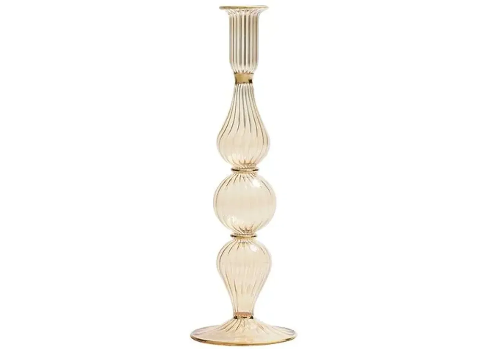 Ripple Candle Holder - Kim Seybert - Gold