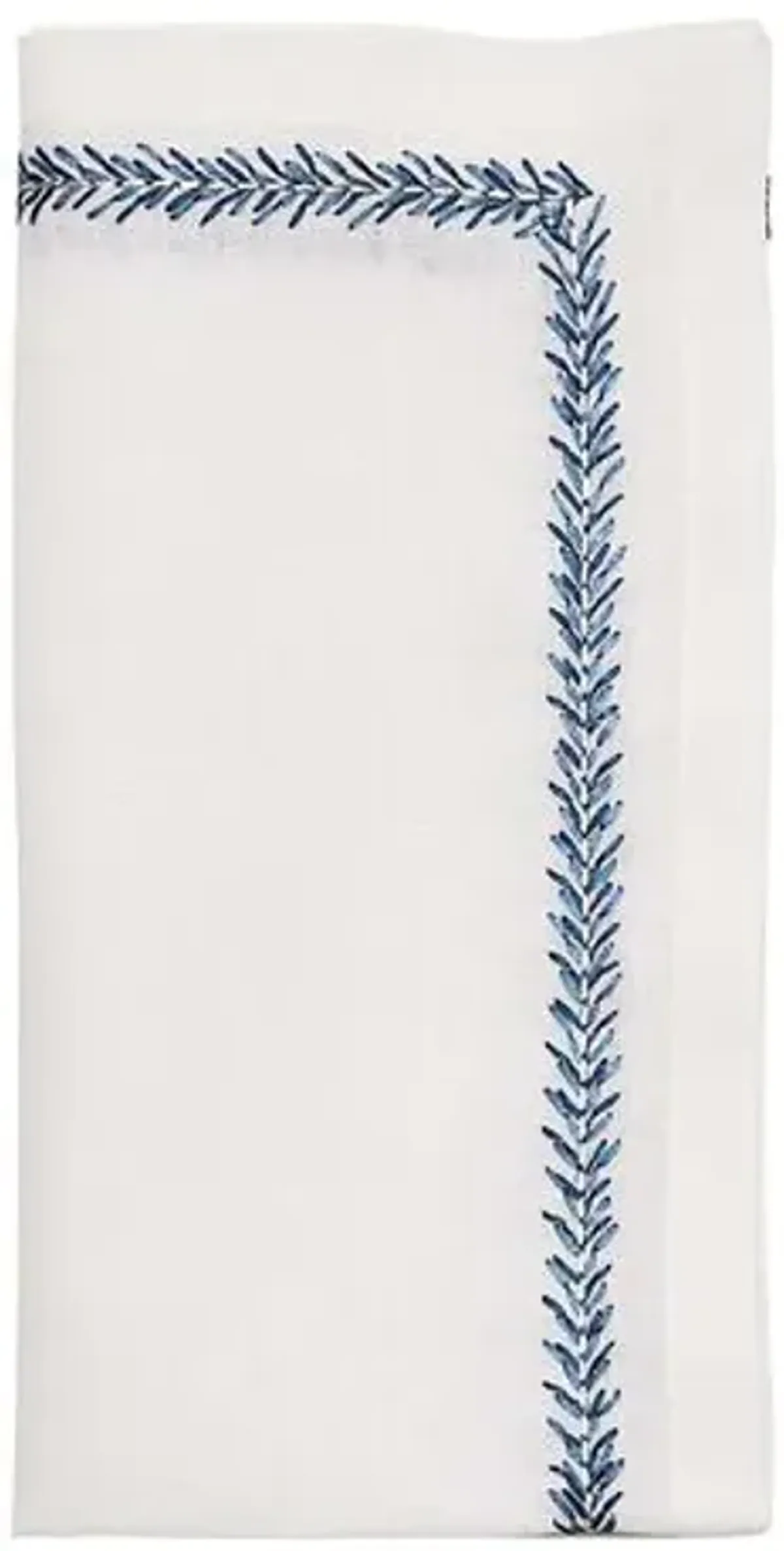 Set of 4 Jardin Napkins - Kim Seybert - Blue