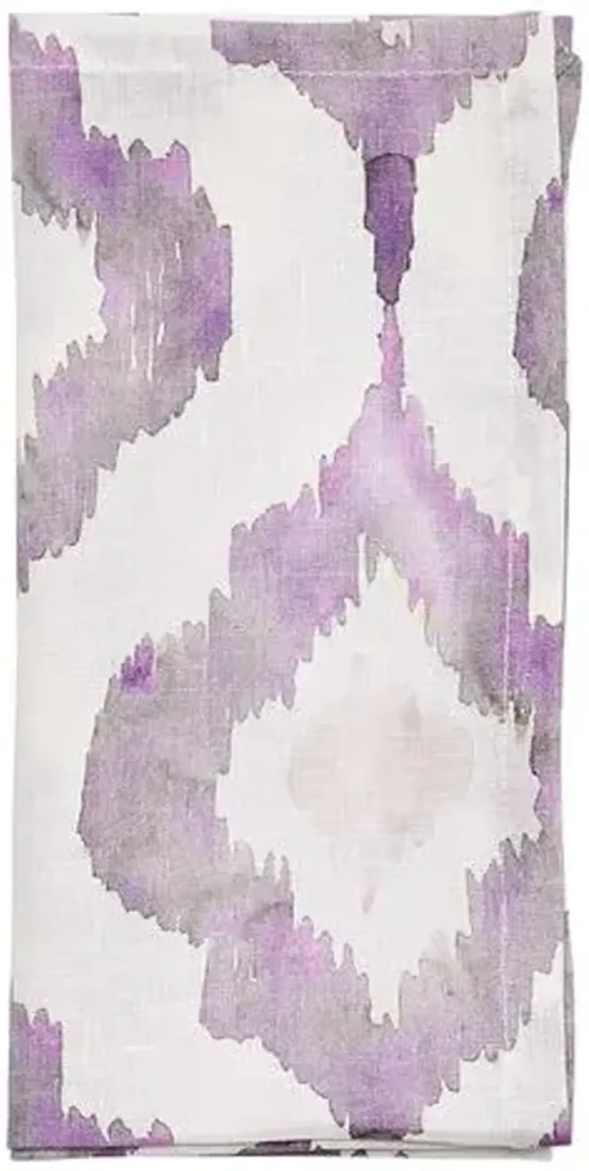 Set of 4 Watercolor Ikat Napkins - Kim Seybert - Purple