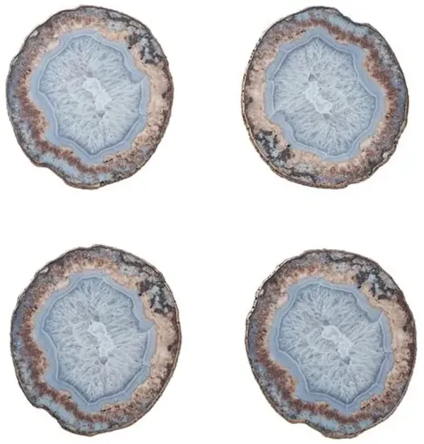 Set of 4 Strata Drink Coasters - Kim Seybert - Multi