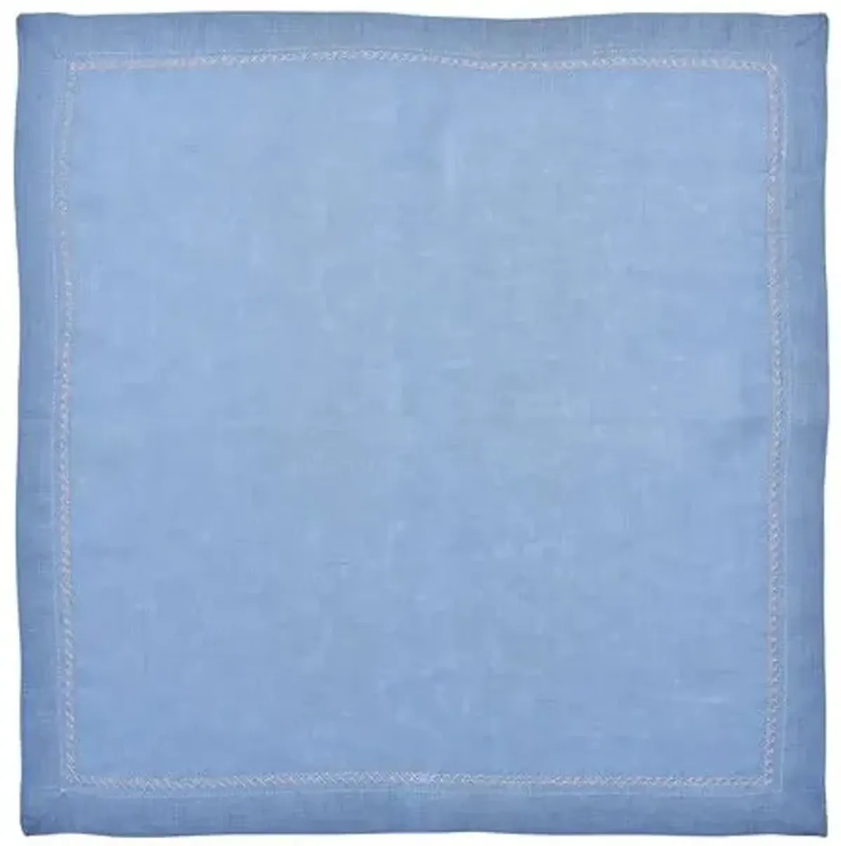 Set of 4 Classic Napkins - Kim Seybert - Blue